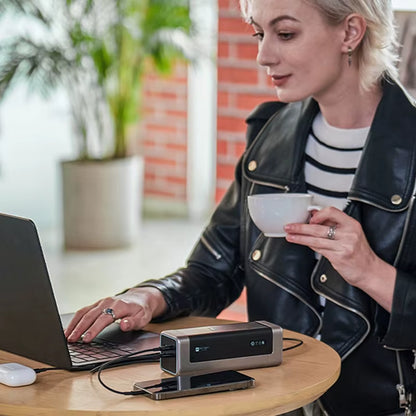 CUKTECH No.20 Power Bank 25000Mah P23 210W Output 3-Port Portable Charger 140W USB C for Macbook Iphone 14 Xiaomi ZMI Camping